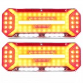 Set 2 stop spate cu led 12v/24v dinamice (34.5x13) 