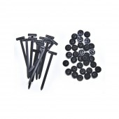Set 50 coliere tip clipsuri universale pentru fixare auto