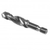 Set 6 burghie cu tarod, marime intre M3 si M10, prindere bit hexagonal 1/4, HSS, Amio 03272 