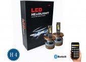 Set becuri LED inteligente H4 Dual Color 3500K – 6500K,Bluetooth, CANBUS,70W, 12–24V