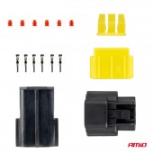 Set conector waterproof 3 PIN 2.2mm AMIO-04347