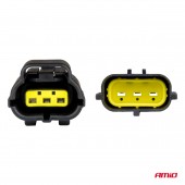 Set conector waterproof 3 PIN 2.2mm AMIO-04347