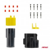Set conector waterproof 4 PIN 2.2mm AMIO-04348