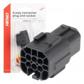 Set conector waterproof 6 PIN 2.2mm AMIO-04349