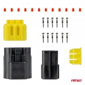 Set conector waterproof 6 PIN 2.2mm AMIO-04349