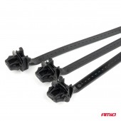 Set de coliere de fixare negre, 10 buc. AMIO-05043