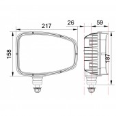 Set faruri utilaj/tractor LED - L3430/L3431