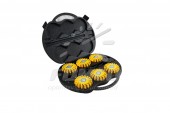 Set lampi de avarie cu acumulatori si stand de incarcare