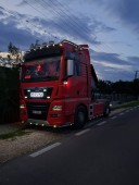 Sigla capota cromata MAN iluminata NEON ALB