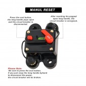 Siguranta automata rearmabila cu reset 50A 12-48v 03825 Amio