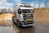 Stoneguard cu fagure pentru panoul capotei Scania New Generation