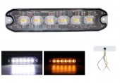 Stroboscoape LED DualColor Alb/galben 6 LED MAR335